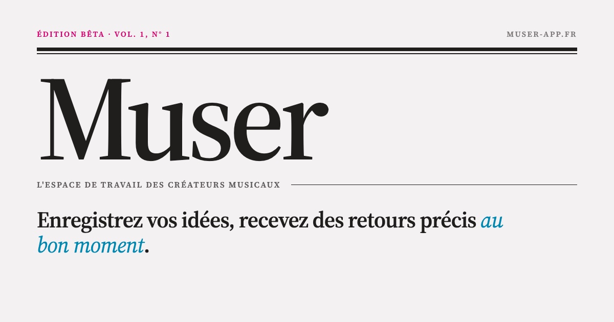 Muser - Plateforme collaborative pour musiciens | Enregistrement ...